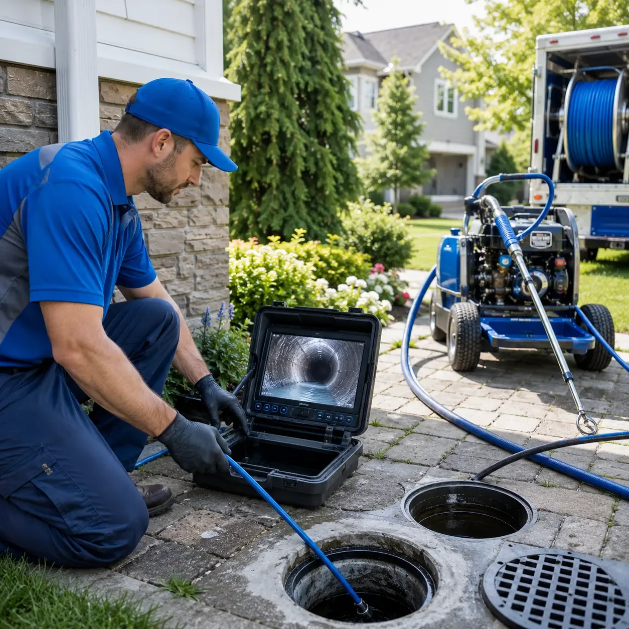 Outdoor drain cleaning professionals serving Ridgway, IL